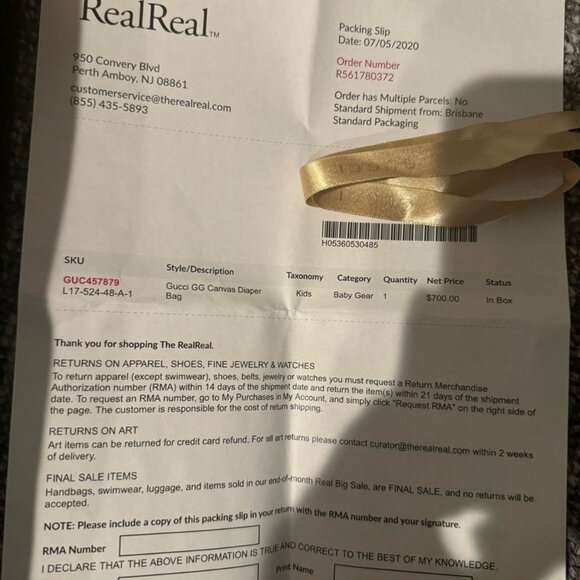 Gucci GG Canvas diaper bag - Picture 5 of 5